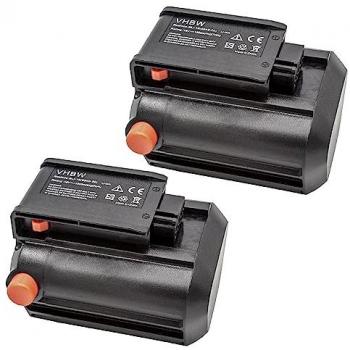 Vhbw 2x Replacement Batteries for Gardena 9840-20, BLi-18, 9839-20 (1500mAh, 18V)