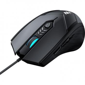 Ergonomische kabelgebundene Maus für Gamer, 2400 DPI, 6 Tasten und geräuschloses Atmungslicht für PC und Laptop