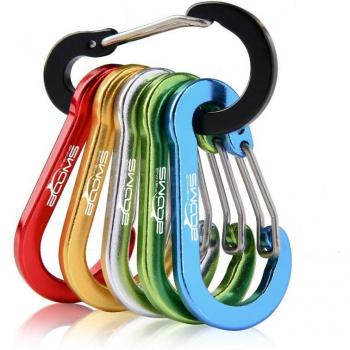 Clip Snap con Hebilla CC1 para Escalada y Pesca – 5 Pares