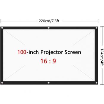 100 Inch Portable Projector Screen