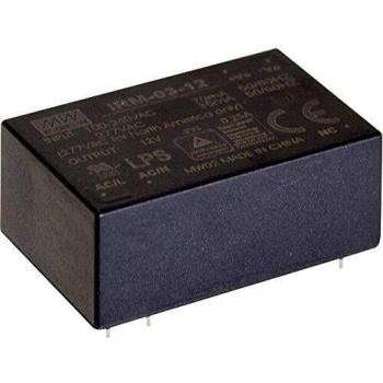 Mean Well IRM-03-9S AC/DC-Printnetzteil mit Überspannungsschutzadapter