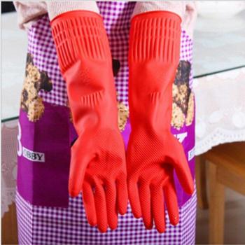 Gants de ménage en latex longs pour l'hiver
