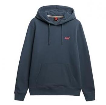 Felpa Superdry Essential Logo Stormy Weather Blu – L (cappuccio)