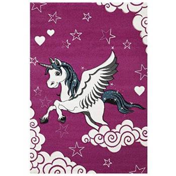 Tapis « Merveilles de Licorne » – Tissé en forme rectangulaire 160×230 cm