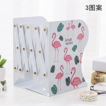Flamingo Buchstütze Metall für Schreibtisch und Bücher