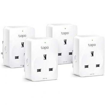 TP-Link Tapo P100 Smart Plug Works with Amazon Alexa Pack of 4