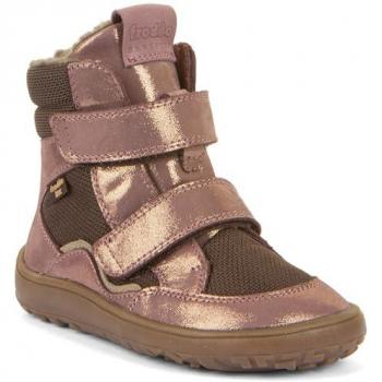 Bottes d'hiver BAREFOOT TEX pour filles modèle Froddo blush