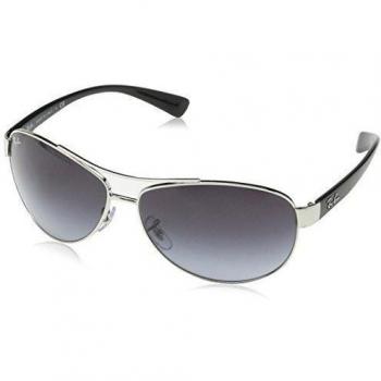 Gafas de Sol Unisex Ray-Ban Mod. 3386, Negro con Gradiente Marrón, Talla 63 mm