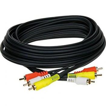 Câble A/V de 5 m avec connecteurs RCA