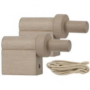 Lot de 2 supports en bois MOBOIS
