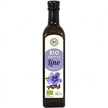 Aceite de lino bio 500ml Sol Natural