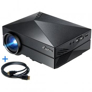 Full Color 130” ELEPHAS LED Pico Projector – 1000 Lumen Portable Display with HDMI