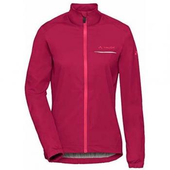 Radsport Regenjacke Damen VAUDE Strone – Crimson Red, 36, Artikel 408039770360