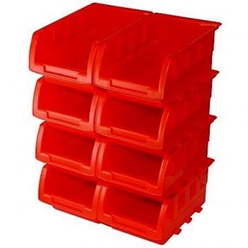 Cassette impilabili trasparenti Silverline 165 x 105 x 75 mm