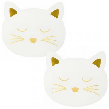 Duo de sets de table enfant motif chat