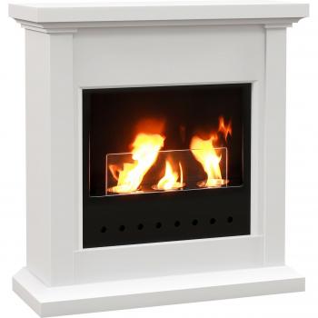 Modern Bioethanol Heater – Homcom 26″ Gel & Alcohol Flame