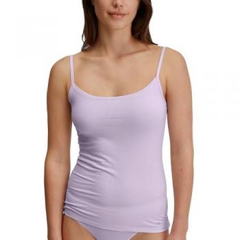 CALIDA Damen Unterhemd, Baumwoll-Mix, lila, M