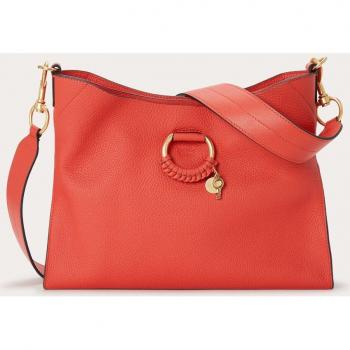 Bolso Joan de piel para mujer, tono naranja, See By Chloé