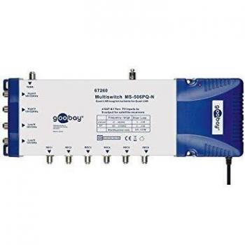 Goobay 67260 SAT Multischalter, 5 Eingänge / 6 Ausgänge