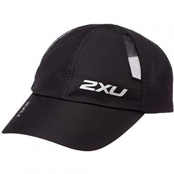 XU Unisex Black Running Cap, OSFA