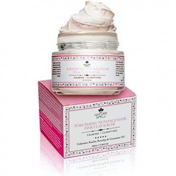 Nature Spell Pink Clay & Rose Revitalizing Face Mask 100 ml