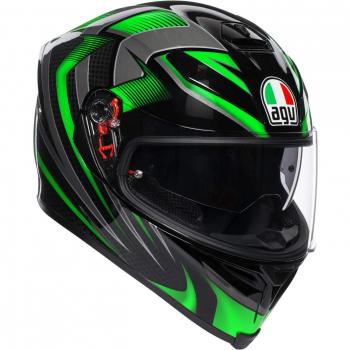 AGV K-5 S Hurricane 2.0 Helm Schwarz/Grün XL (61/62)