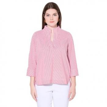 Ulla Popken Damen Tunika, große Größe 62/64 – Baumwolle & Synthetik