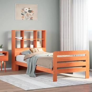 VidaXL Single Solid Pine Wood Bed Frame without Mattress