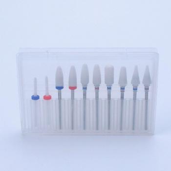 Ceramic Milling Cutter Nail Drill Bit Set