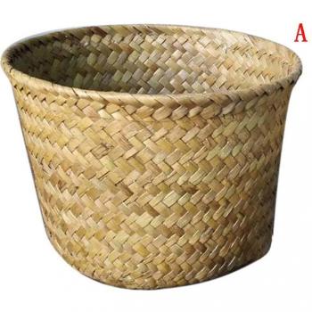 Handcrafted Bamboo Planter Basket