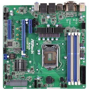 ASRock Rack DDR3 1333 MHz Mikro‑ATX Board LGA 1150 (C226‑MWS)