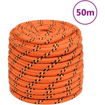 18 mm Orange Polypropylene Boat Rope 50 m