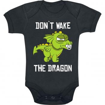 Tierisch Kleinkinder‑Body „Dragon’s Dream“ – schwarz (Kids, 50/56–86/92)