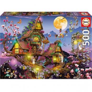 Puzzle 500 Casa De Las Hadas Educa 19554 Puzzles por piezas EDUCA Y BORRAS