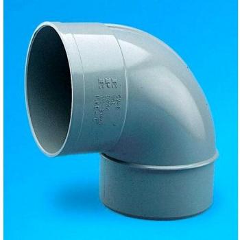 Codo de PVC para canalón 87,5° diámetro 90mm