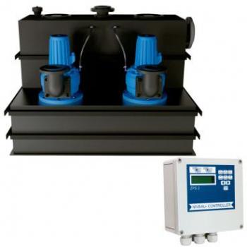 CUBIC2SC75T SC7.0T Hochleistungs‑Hebeanlage SFA – 7,5 kW, 400 V, 1 Kanalradpumpe (schwarz)