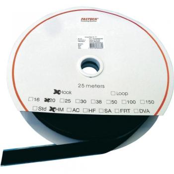 FASTECH® Hot Melt Loop Tape, 25m x 38mm, Black