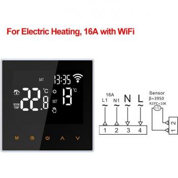 Tuya Smart Temperature Controller with Voice Activation 110V