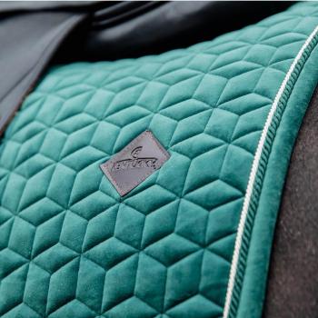 Kentucky Horsewear Velvet Dressurschabracke in Grau
