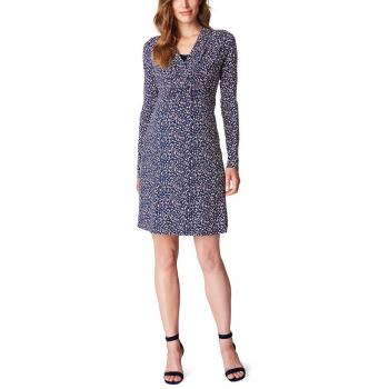 ESPRIT Maternity Damen Umstandskleid O84278, Nachtblau 486, Größe 44 (XXL)