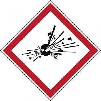 Etichette di Sicurezza GHS Esplosivo Brady