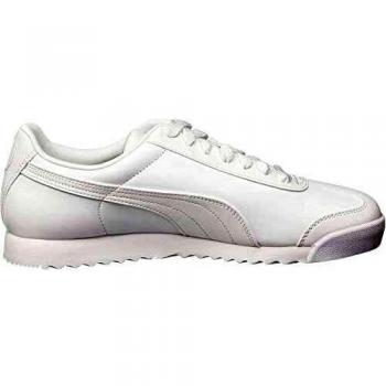 Puma Roma Basic, Herren Sneaker, Weiß (white-light gray)