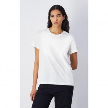 T-shirt logo grande tono su tono