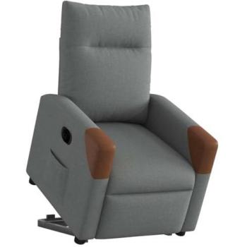 VidaXL Elektrischer Relaxsessel (Dunkelgrau) – Aufstehhilfe, 1 Stück