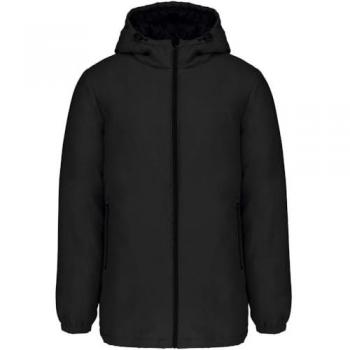 Kariban : Parka capuche imperméable, noir, XL+ (XXL)