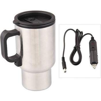 Mug de Voyage Thermique 12V en Acier Inoxydable