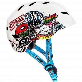 Casque de VTT O'Neal Dirt Lid ZF Junkie, Blanc, Taille L
