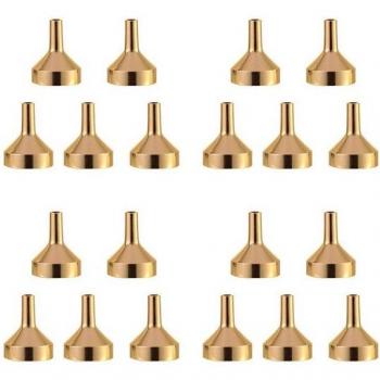 10 Mini Metal Funnels for Perfume Refill