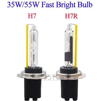 2pcs Fast Bright 55W HID Bulbs for H7, H1, H11, HB3, H1R, H11R, H7R