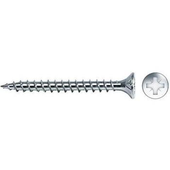 Caja 150un tornillo madera avellanado pozi din/ref vlox 4.5x60 zincadolubr.celo